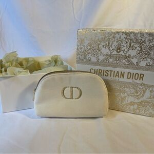 Christian Dior Beauty Makeup Pouch & Lipstick (Comes with Box)
